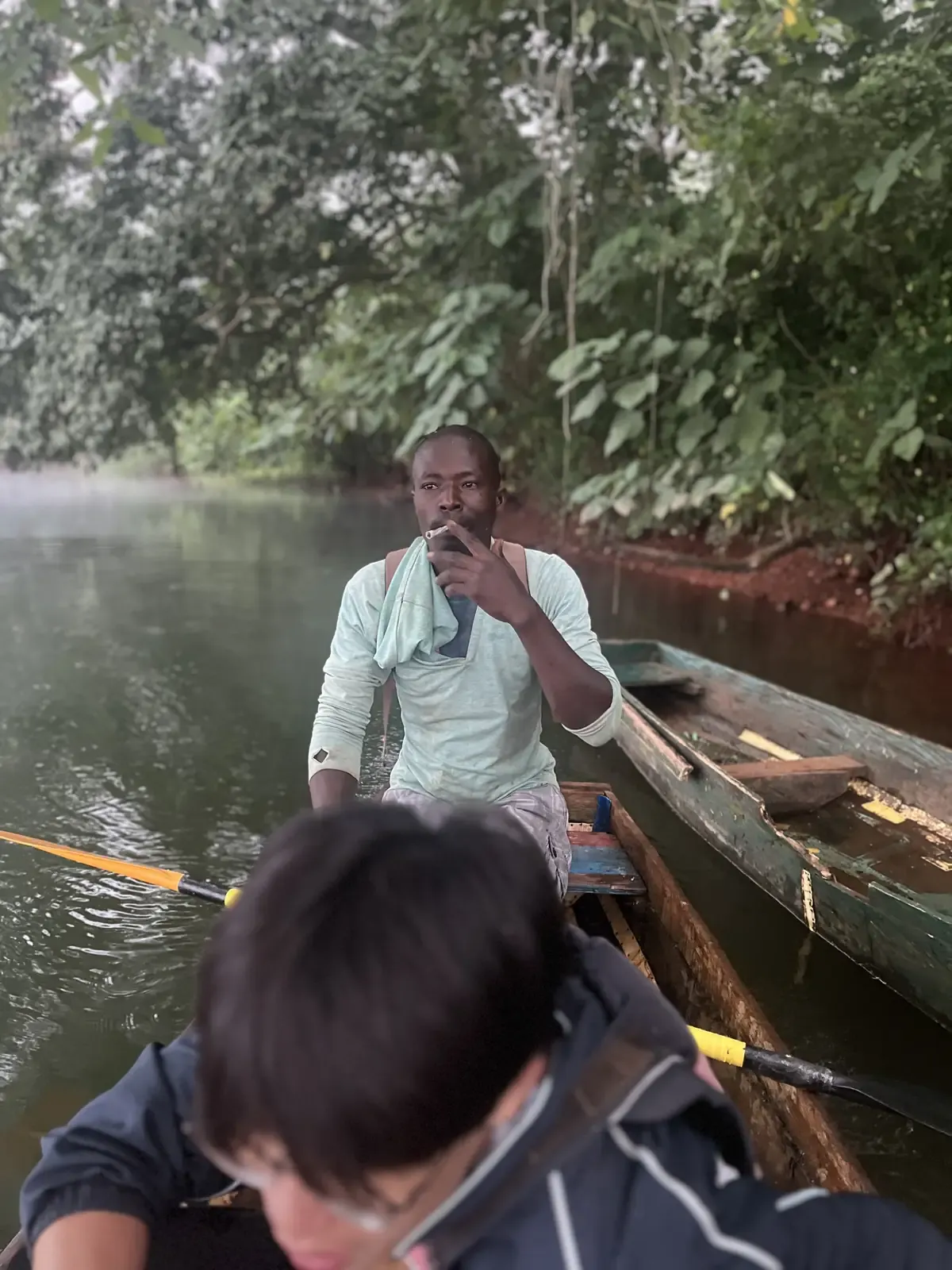 Fisherman in the fog